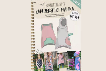 Papierschnittmuster "Kapuzenshirt Malika Kids" von Lybstes (Gr. 122-164)